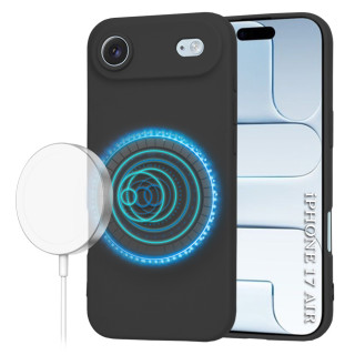 Kryt iPhone 17 Air, SoftFlex MagSafe - black