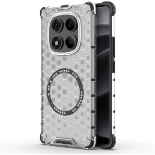 Kryt Xiaomi Redmi Note 14 Pro 4G, HoneyComb Shield MagSafe - bílý