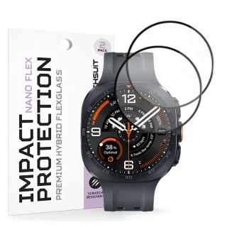 Tvrzené sklo pro Samsung Galaxy Watch Ultra 2 - Techsuit Nano Flex 2 kusy