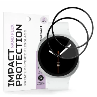 Tvrzené sklo pro Samsung Galaxy Watch8 44mm / Watch9 44mm - Techsuit Nano Flex 2 kusy