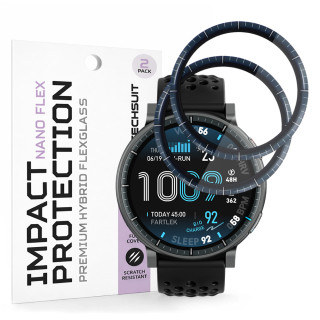 Tvrzené sklo pro Amazfit Active Max - Techsuit Nano Flex 2 kusy