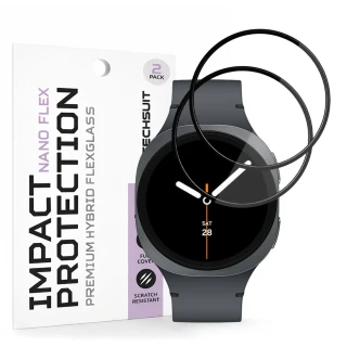 Tvrzené sklo pro Samsung Galaxy Watch8 40mm / Watch9 40mm - Techsuit Nano Flex 2 kusy