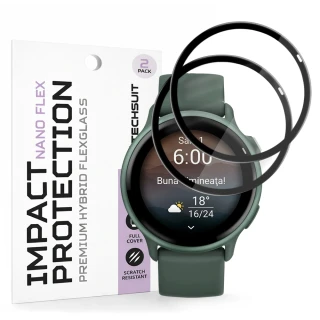 Tvrzené sklo pro Garmin vivoactive 6 - Techsuit Nano Flex 2 kusy