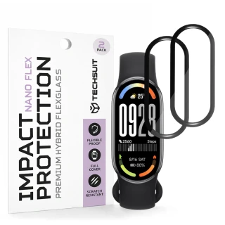 Tvrzené sklo pro Xiaomi Smart Band 10 - Techsuit Nano Flex 2 kusy
