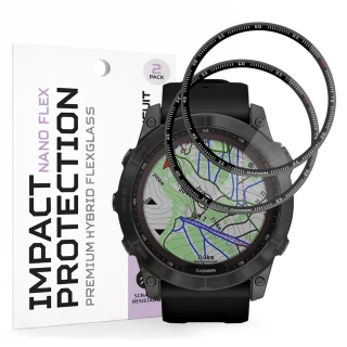 Tvrzené sklo pro Garmin Fenix 7X - Techsuit Nano Flex 2 kusy