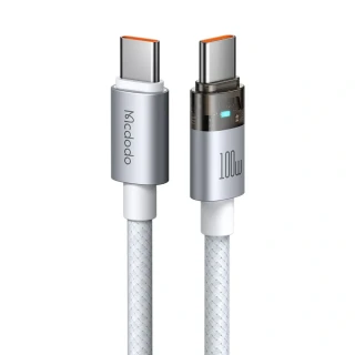 Datový kabel Mcdodo (CA-5582) USB-C na USB-C, 100W, 1.2m - bílý
