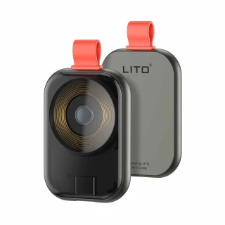 Magnetická bezdrátová nabíječka Lito (LC03) – pro Apple Watch, s kroužkem na klíče, 5W, 1A – černá