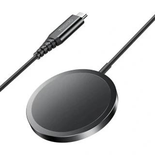 Bezdrátová nabíječka Yesido (DS21) 15W, USB typ C – černá