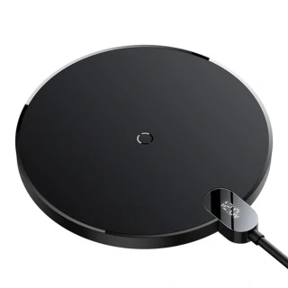 Bezdrátová nabíječka Baseus Digital LED Displej Gen 2 15W USB-C černá