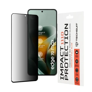Tvrzené sklo 111D Motorola EDGE 70 Max, Full Glue Privacy černé