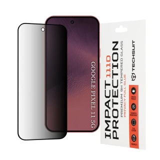 Tvrzené sklo 111D Google Pixel 11 / 11 Pro, Full Glue Privacy černé
