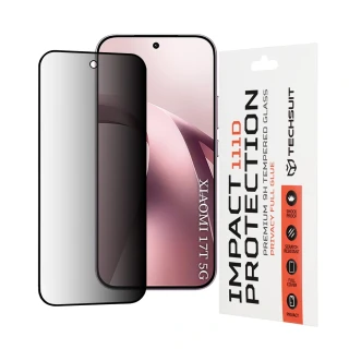 Tvrzené sklo 111D Xiaomi 17T, Full Glue Privacy černé