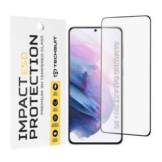 Tvrzené sklo Samsung Galaxy S21 Plus 5G, ESD Glass, černé