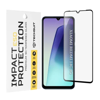 Tvrzené sklo Xiaomi Redmi 14C / Poco C75 / Redmi A5 4G, ESD Glass, černé