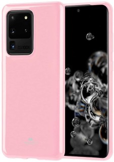 Kryt Samsung Galaxy S20 ULTRA Jelly Case Mercury Silicone sv. růžový