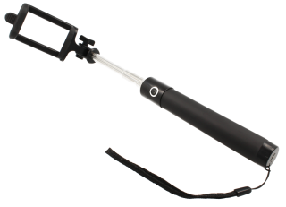 Selfie tyč BLUETOOTH černá LXK075