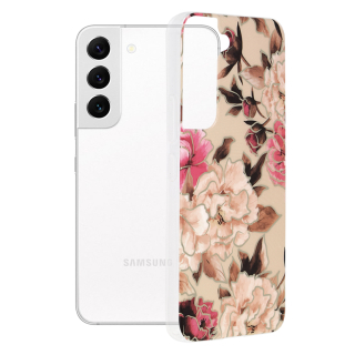 Kryt Samsung Galaxy S22 Techsuit - Marble Series - Mary Berry Nude
