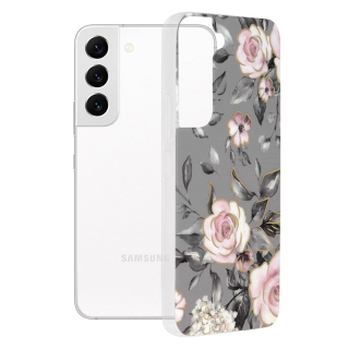 Kryt Samsung Galaxy S22 Techsuit - Marble Series - Bloom of Ruth Gray