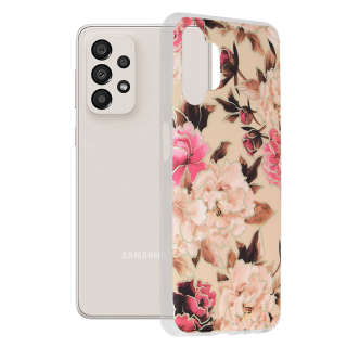 Kryt Samsung Galaxy A13 4G Techsuit - Marble Series - Mary Berry Nude