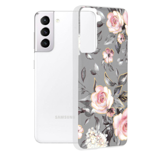 Kryt Samsung Galaxy S21 Techsuit - Marble Series - Bloom of Ruth Gray