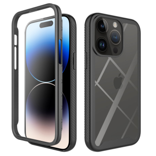 Pouzdro iPhone 14 Pro Techsuit - Defense360 Pro + ochrana obrazovky, černé