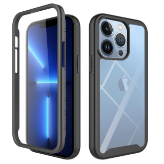Pouzdro iPhone 13 Pro Max Techsuit - Defense360 Pro + ochrana obrazovky, černé