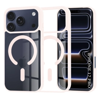 Kryt iPhone 17 Pro / 18 Pro, Techsuit - MagSafe Pro, růžový